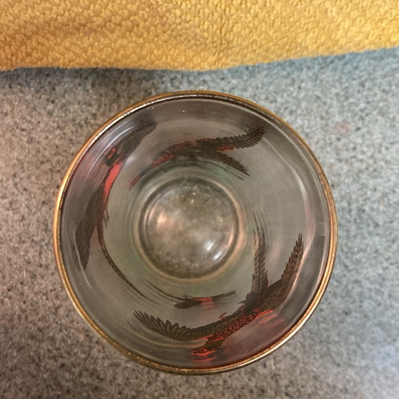 22k gold pheasant hunting Atlas Glass tumbler - Picture 5 of 6